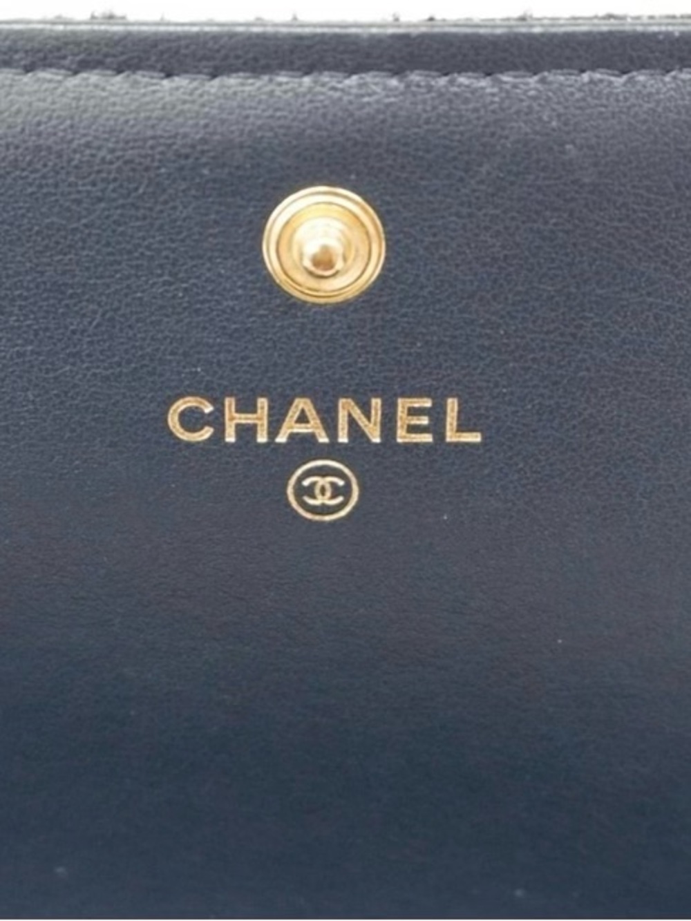 CHANEL Deauville Navy Long Wallet - Picture 8 of 13